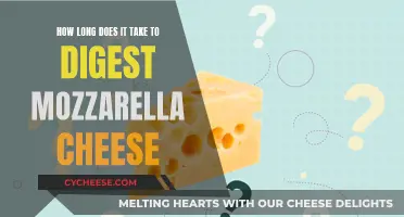 The Mystery of Mozzarella Cheese Digestion Unveiled