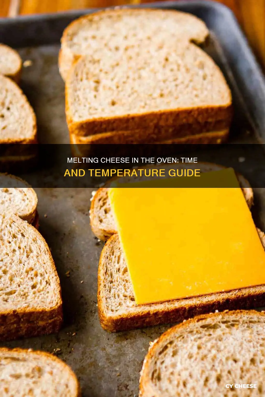 how long does it take to melt cheese in oven