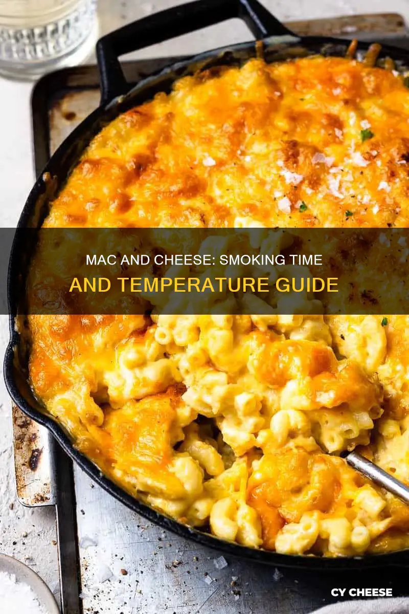 how long does it take to smoke macaroni and cheese