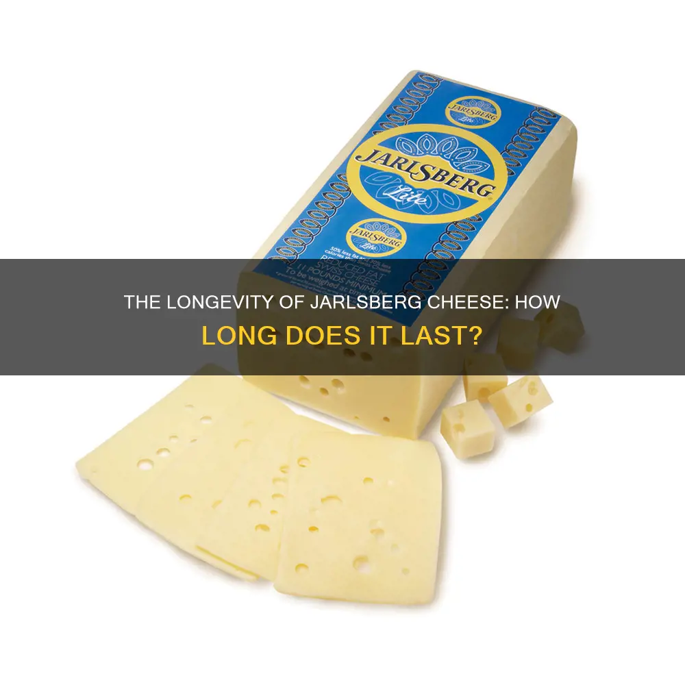 how long does jarlsberg cheese last