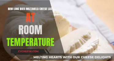 Mozzarella's Room Temperature Lifespan: How Long is Too Long?