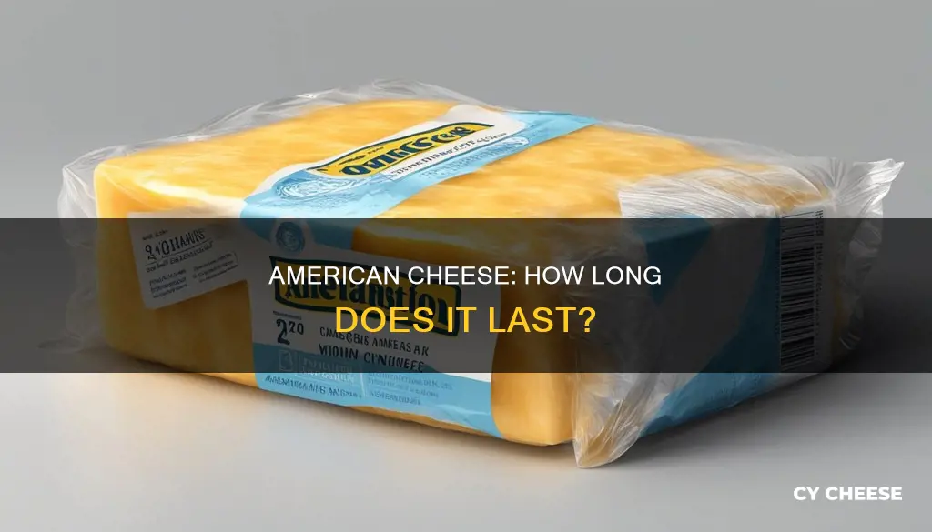 how long does opened american cheese last