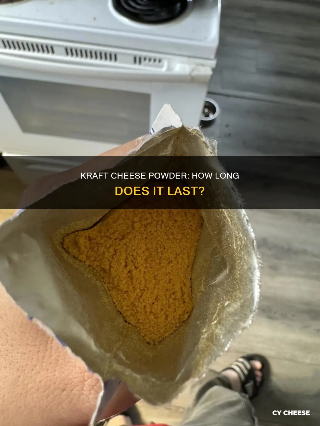 how long does opened kraft cheese powder last