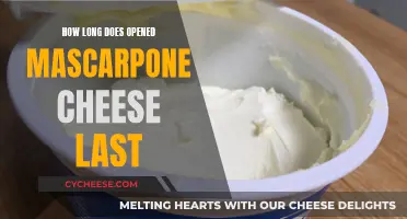 Storing Opened Mascarpone Cheese: How Long Does It Last?