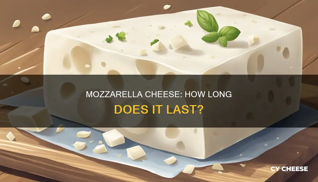 how long does opened mozzarella cheese last in fridge