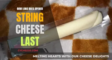 String Cheese: How Long Does It Last Once Opened?