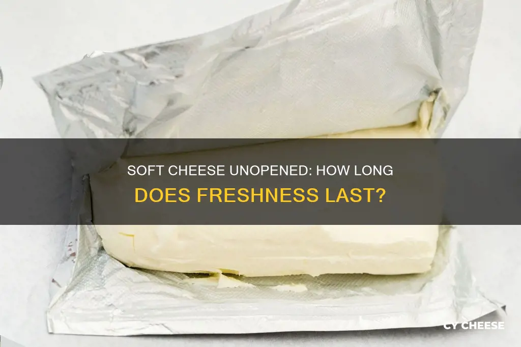 how long does packaged soft cheese last unopened