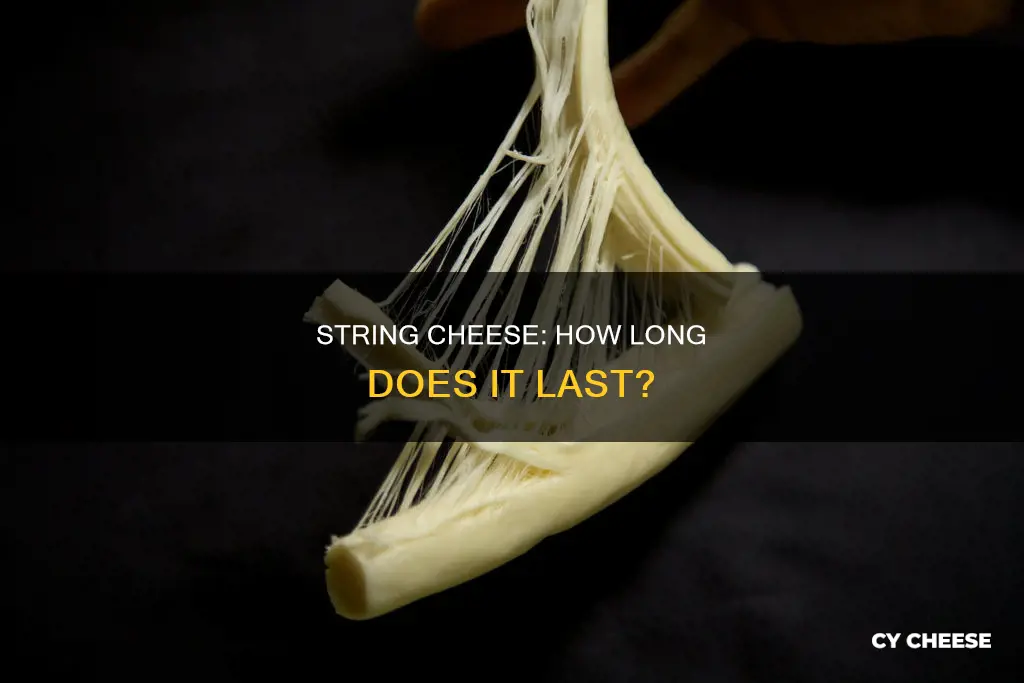 how long does packaged string cheese last