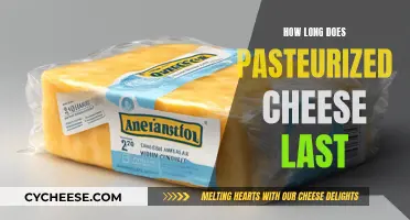 The Longevity of Pasteurized Cheese: How Long Does it Last?