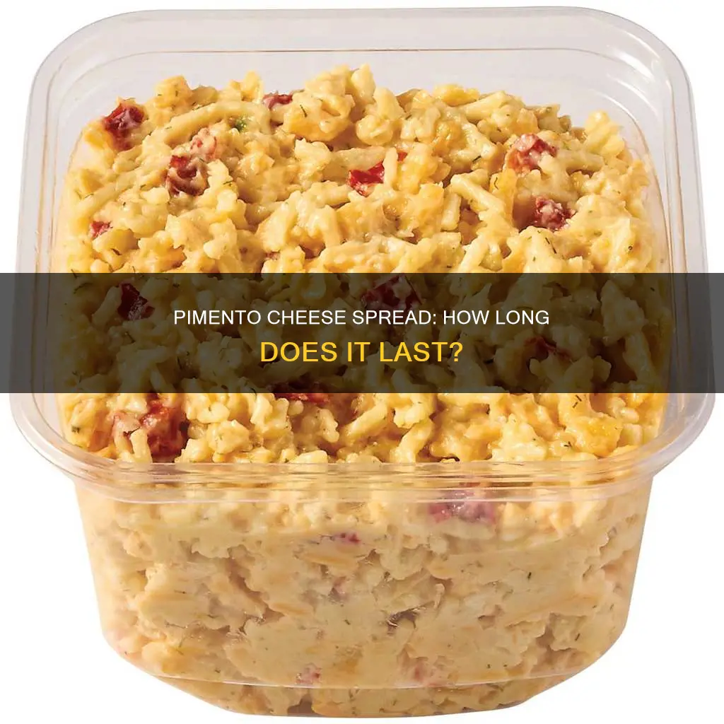 how long does pimento cheese spread last