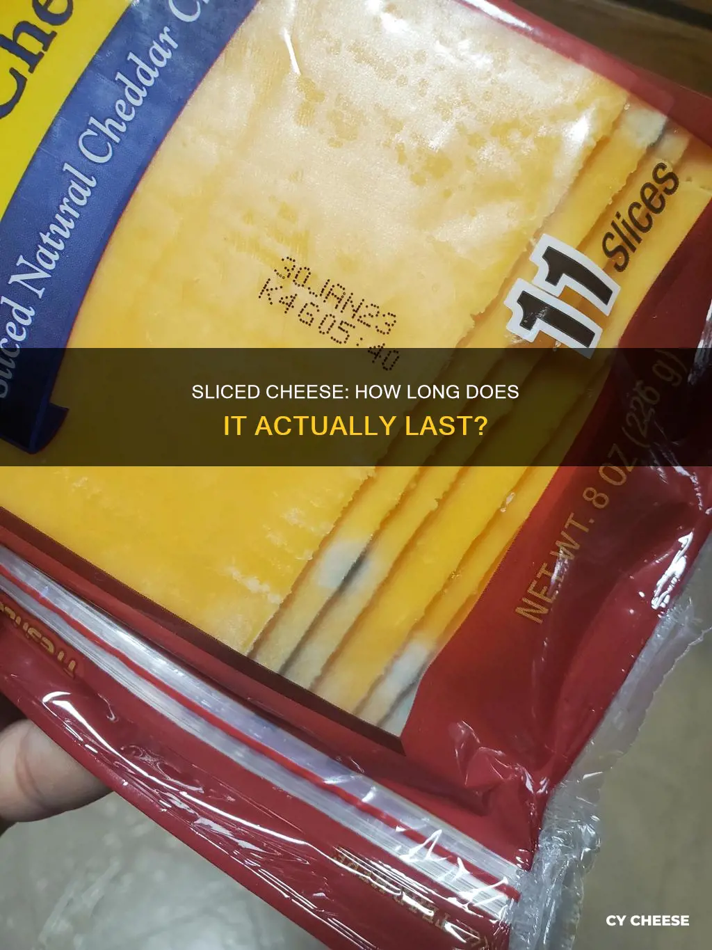 how long does pre sliced cheese last