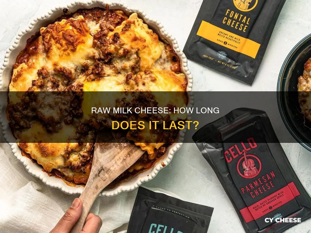 how long does raw milk cheese last in the fridge