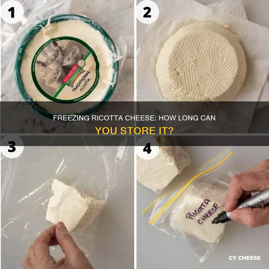 how long does ricotta cheese last in freezer