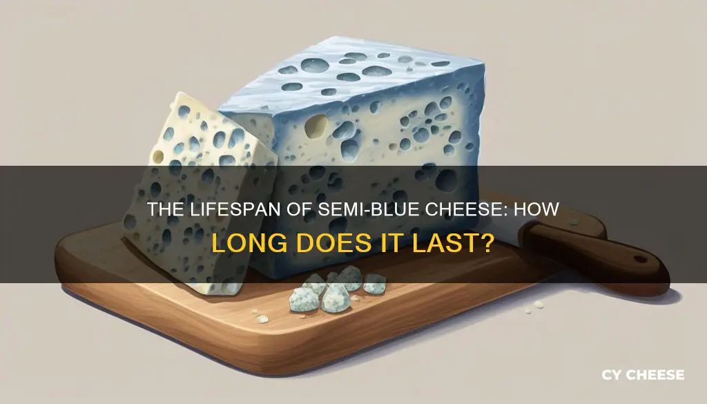 how long does semi blue cheese last