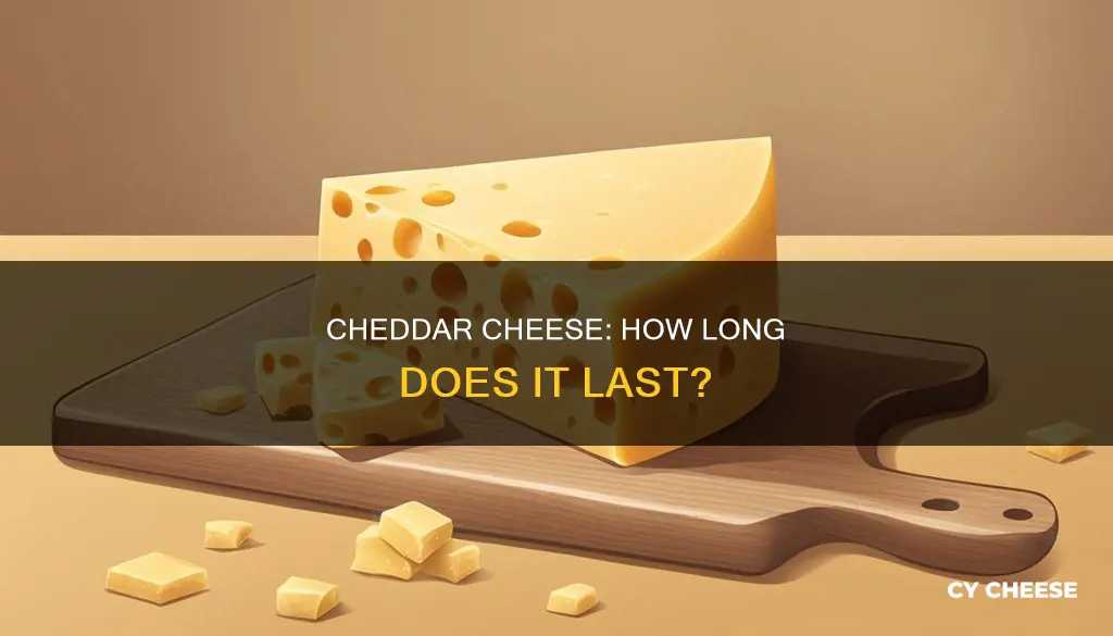 how long does sharp cheddar cheese keep in the fridge