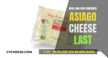 Shredded Asiago Cheese: How Long Does It Stay Fresh?