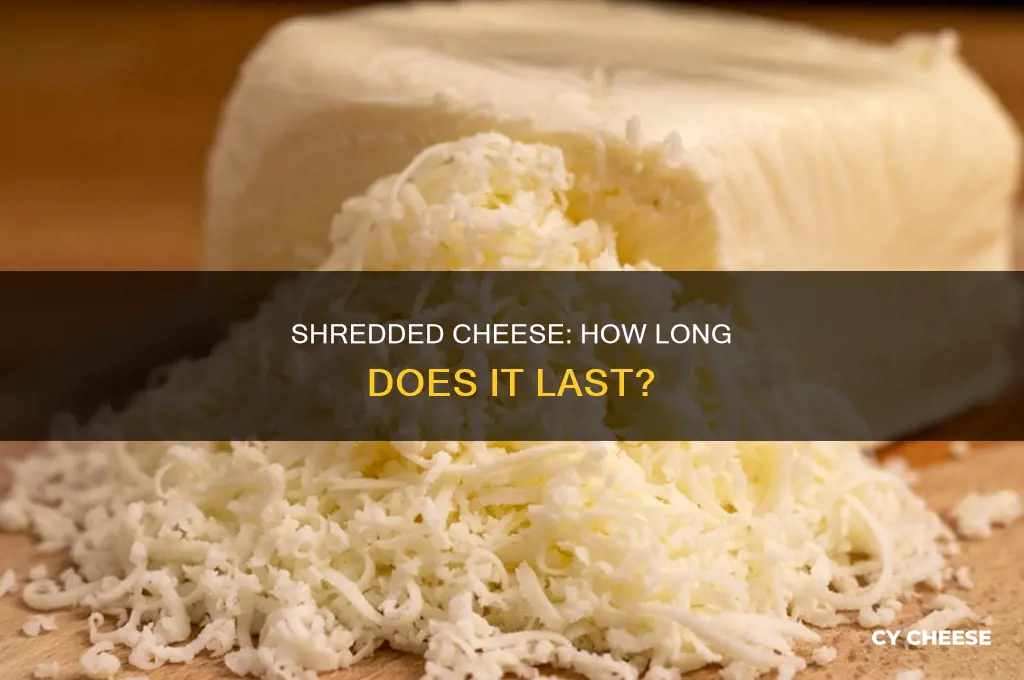 how long does shredded unopened cheese stay good