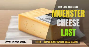 Sliced Muenster Cheese: How Long Does it Last?