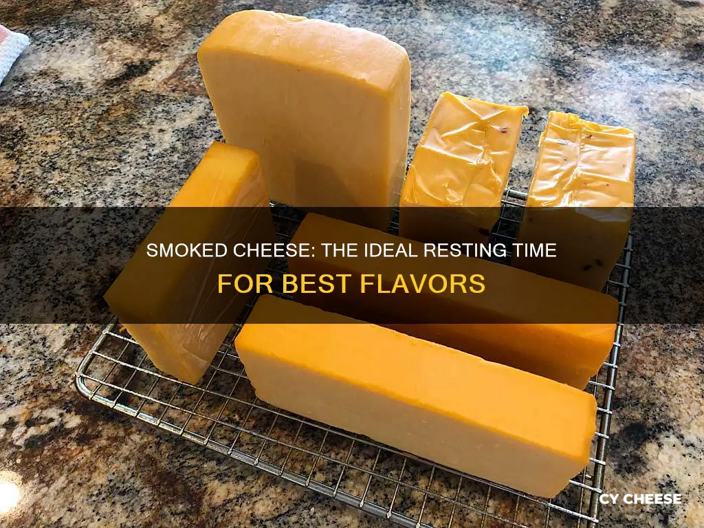 how long does smoked cheese need to rest