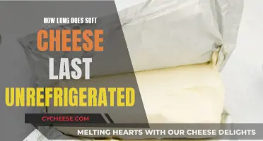 Soft Cheese's Unrefrigerated Lifespan: How Long is Too Long?