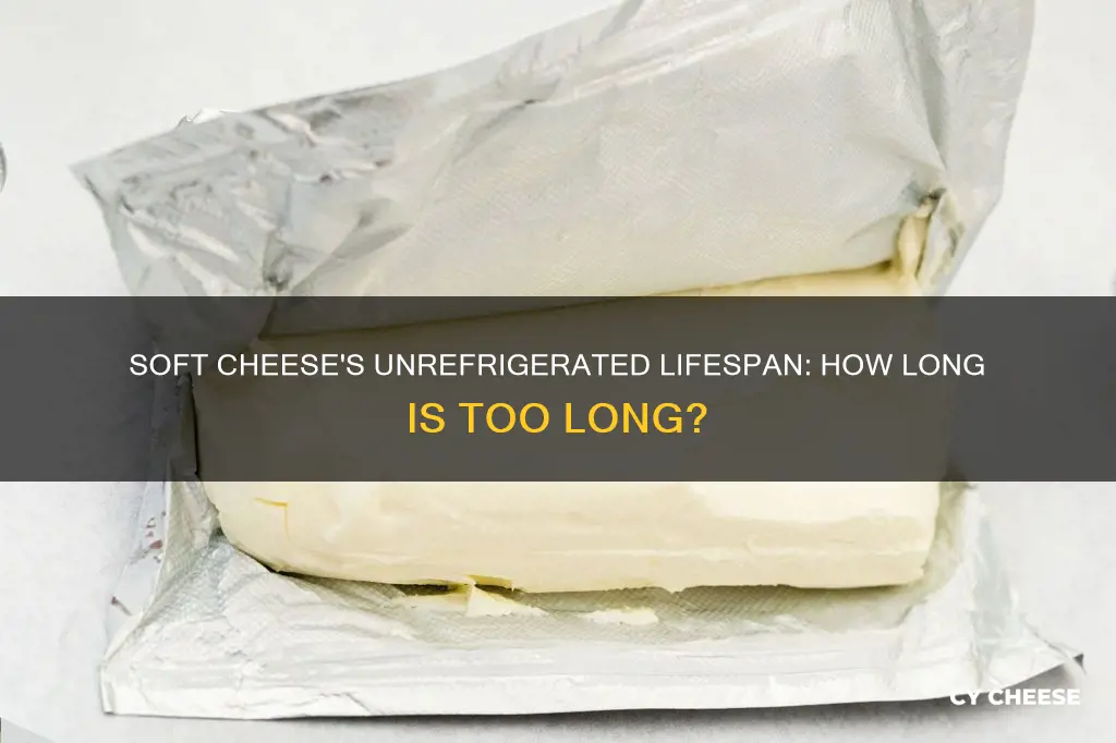 how long does soft cheese last unrefrigerated