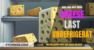 Swiss Cheese: How Long Does It Last Unrefrigerated?