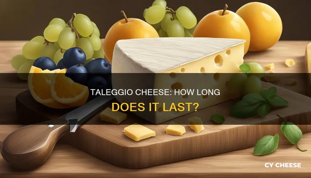 how long does taleggio cheese last