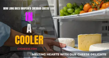 Cheddar Cheese: Cooler Storage and Shelf Life