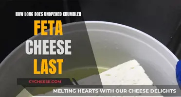 Feta Cheese: Unopened, Crumbled, and Shelf-Life