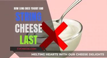 Yogurt and String Cheese: How Long Do They Stay Fresh?