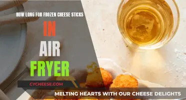 Cheese Sticks: Air Fryer Cooking Time from Frozen