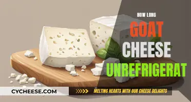 Goat Cheese Unrefrigerated: How Long is it Safe?