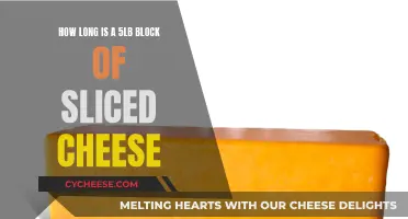 Sliced Cheese Blocks: How Long Do 5 Pounds Last?