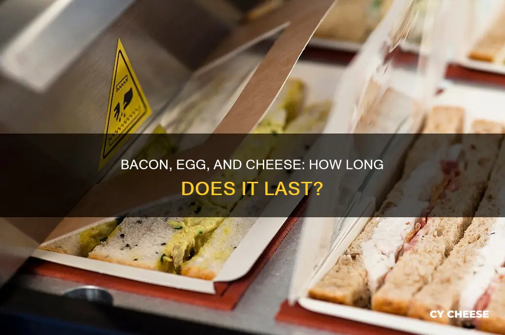 how long is a bacon egg and cheese good for