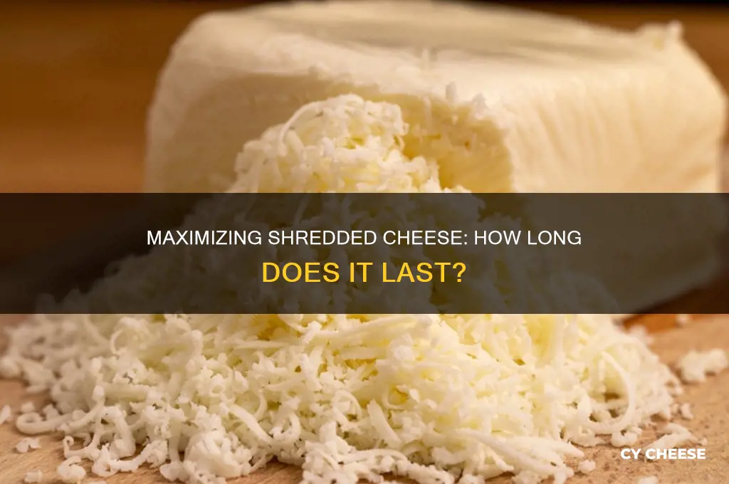 how long is a bag of shredded cheese good for