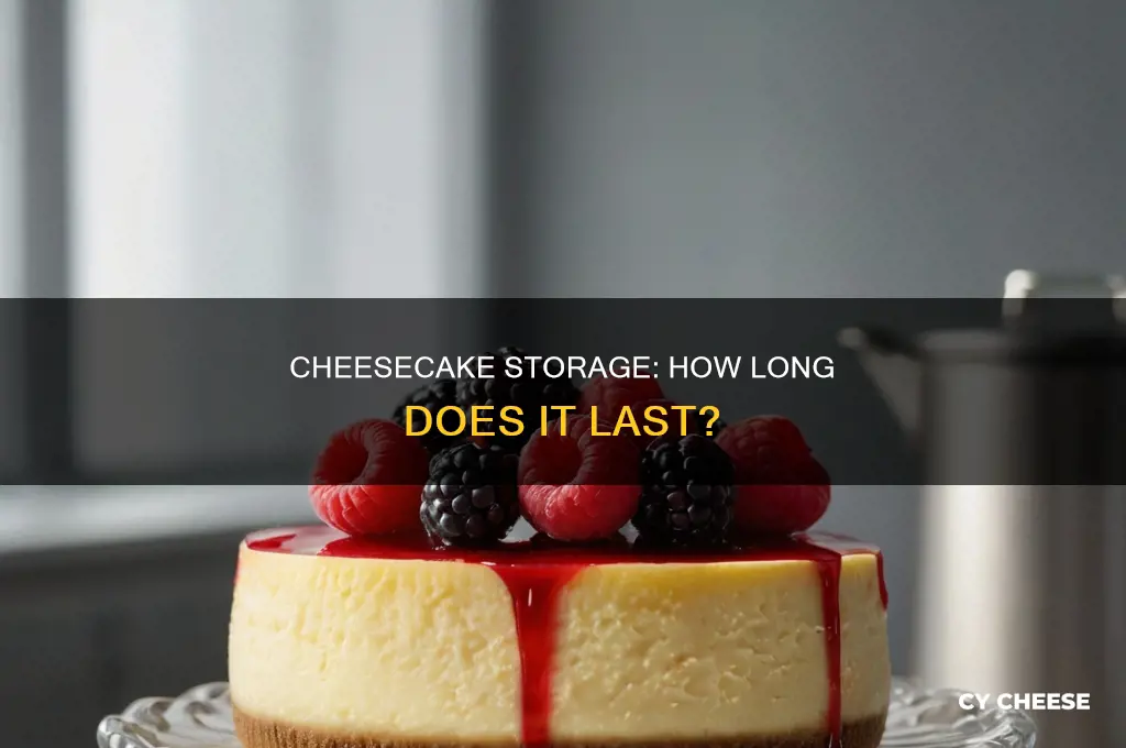 how long is a cheese cake good for