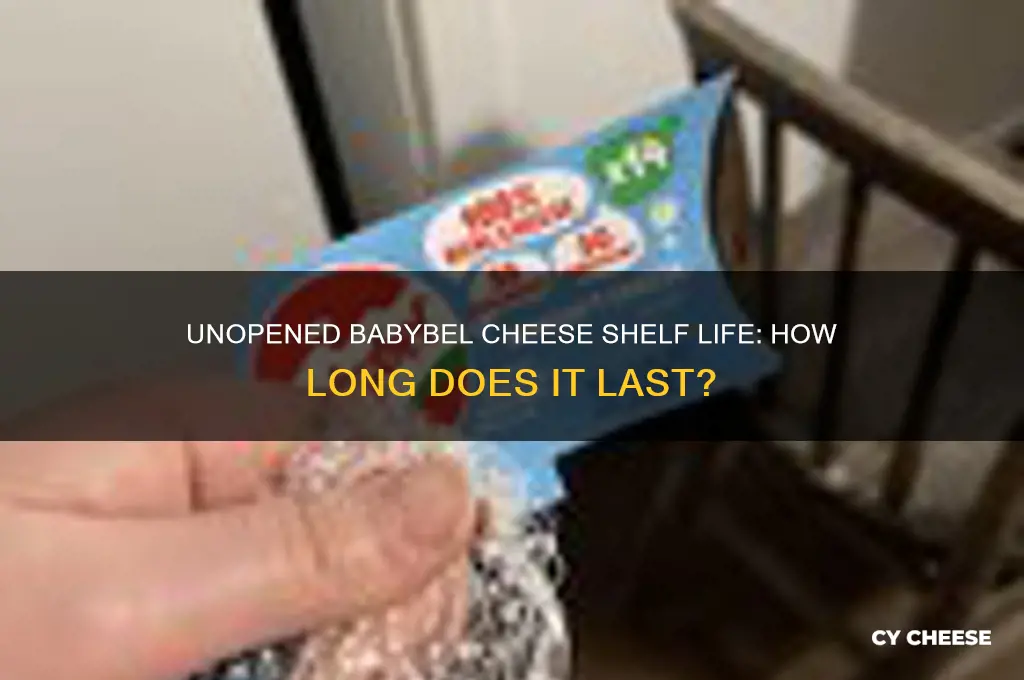 how long is babybel cheese good for unopened