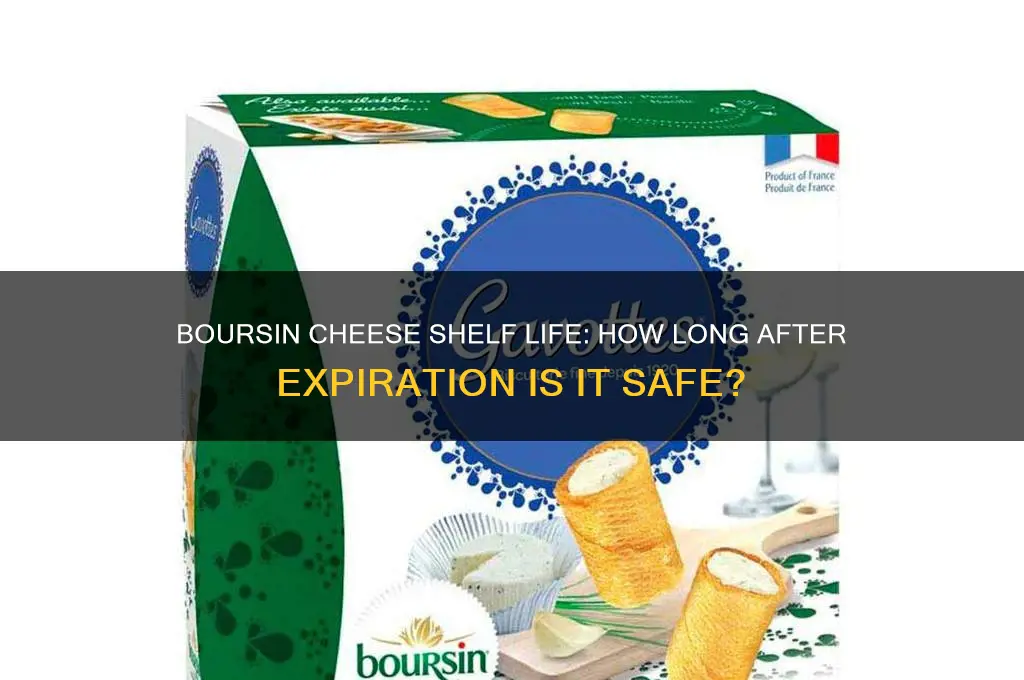 how long is boursin cheese good for after expiration date