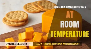 Cheddar Cheese Shelf Life: How Long Does It Last at Room Temperature?