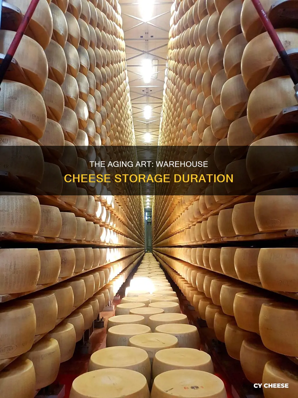 how long is cheese kept in aging warehouses