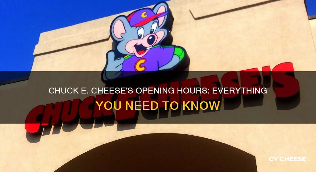 how long is chucky cheese open