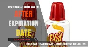 Easy Cheese Shelf Life: How Long After Expiration is it Safe?