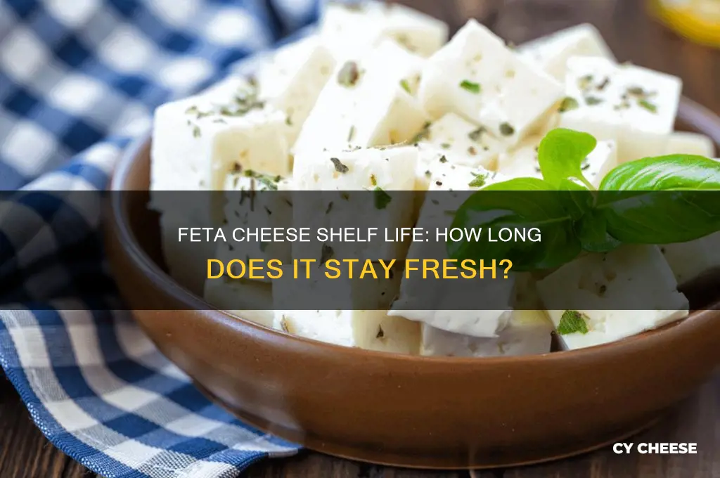 how long is feta cheese good for once
