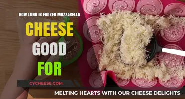 Frozen Mozzarella Cheese Shelf Life: How Long Does It Last?