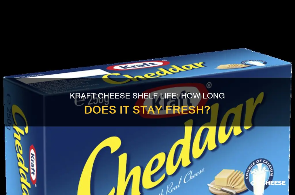 how long is kraft cheese good for