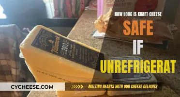 Kraft Cheese: How Long Can You Keep It Unrefrigerated?