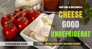 How Long Does Mozzarella Cheese Last Unrefrigerated? Tips & Safety