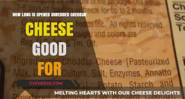 Opened Shredded Cheddar Cheese Shelf Life: How Long is it Good?