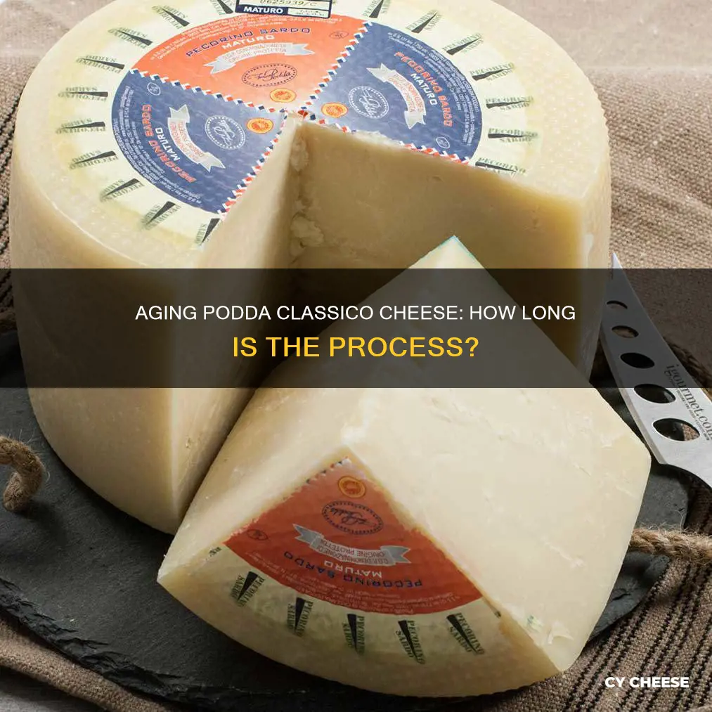 how long is podda classico cheese aged