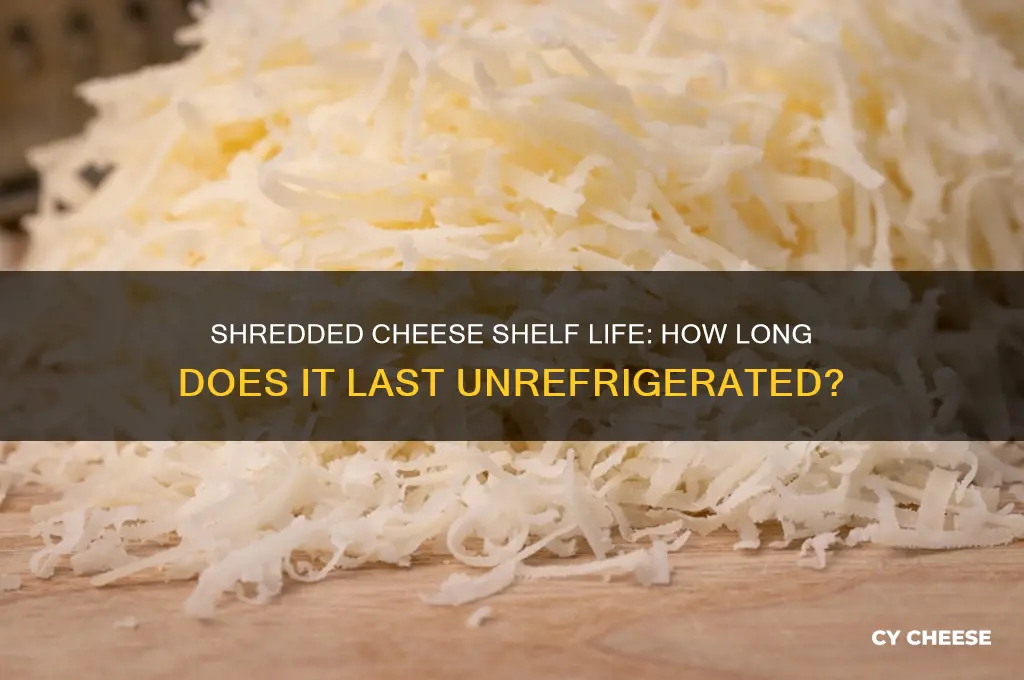 how long is shredded cheese good out of the frudge